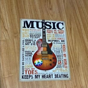 Metal Music Wall Decor